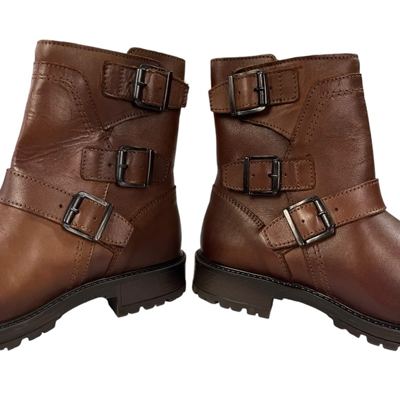 Bootlegger‎ Astra Buckled Moto Boots Womens Size EU38 US7-7.5 - Picture 6 of 14
